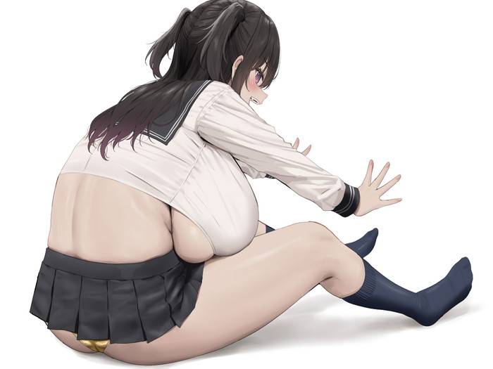 王道黒髪女子のエッチな画像ください 95