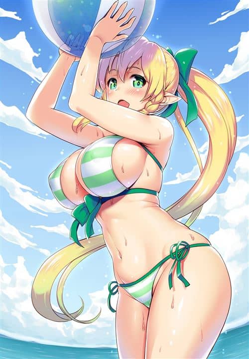 Girl with elf ears Hentai images&pics gallery 12