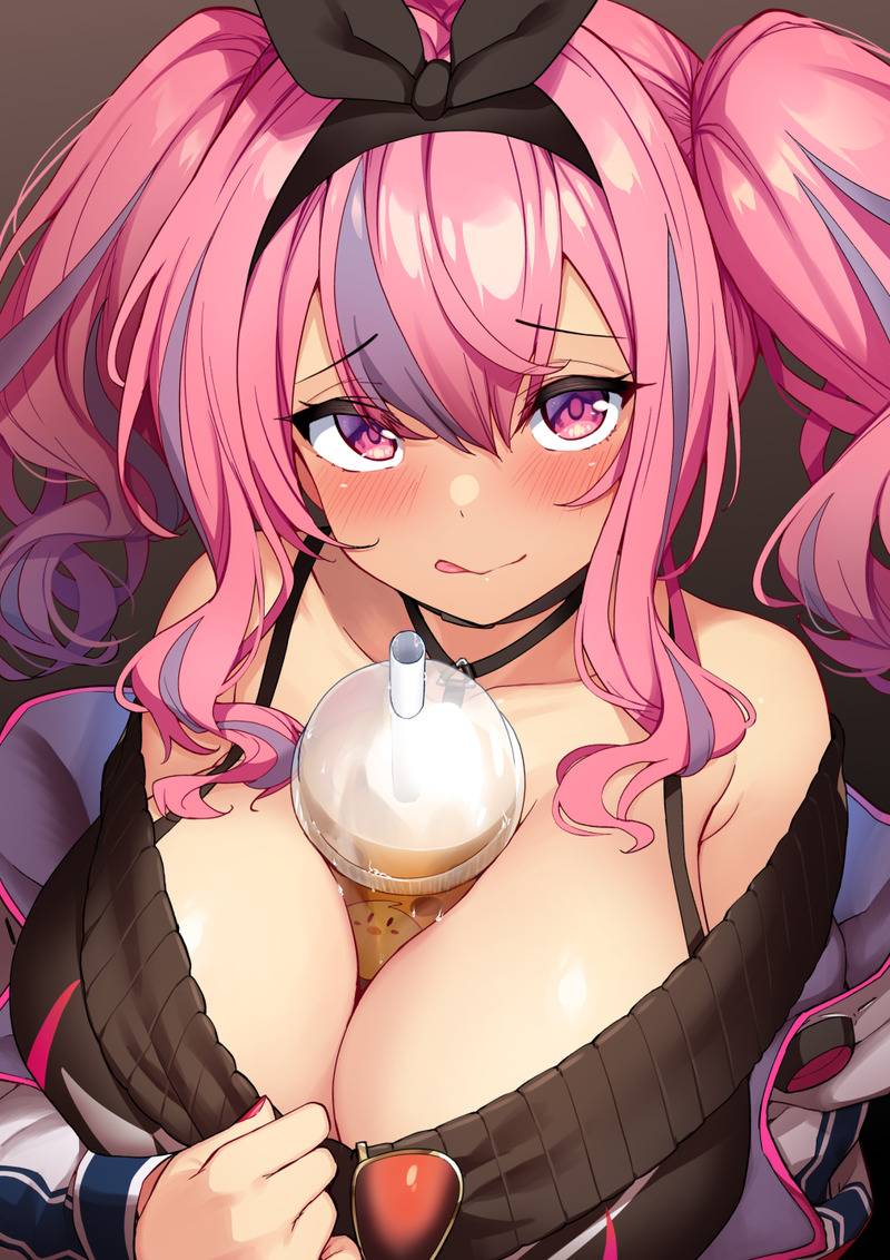 pink-hair Hentai images&pics gallery 127