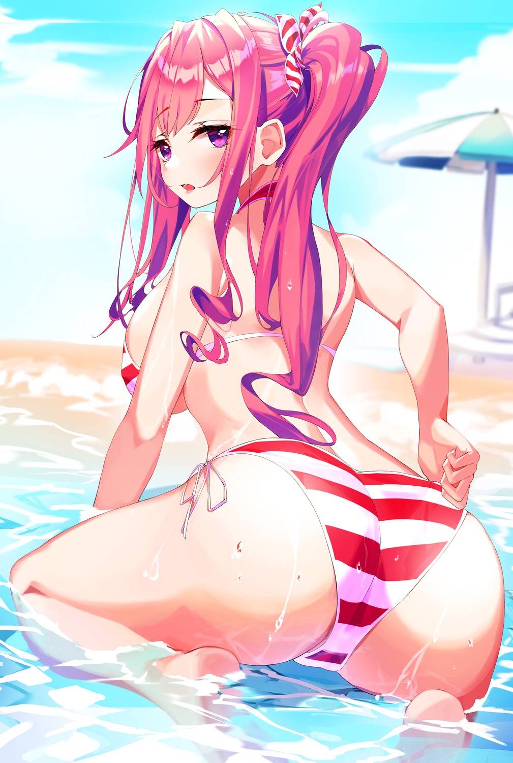 pink-hair Hentai images&pics gallery 7