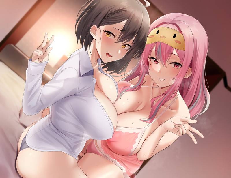 pink-hair Hentai images&pics gallery 69