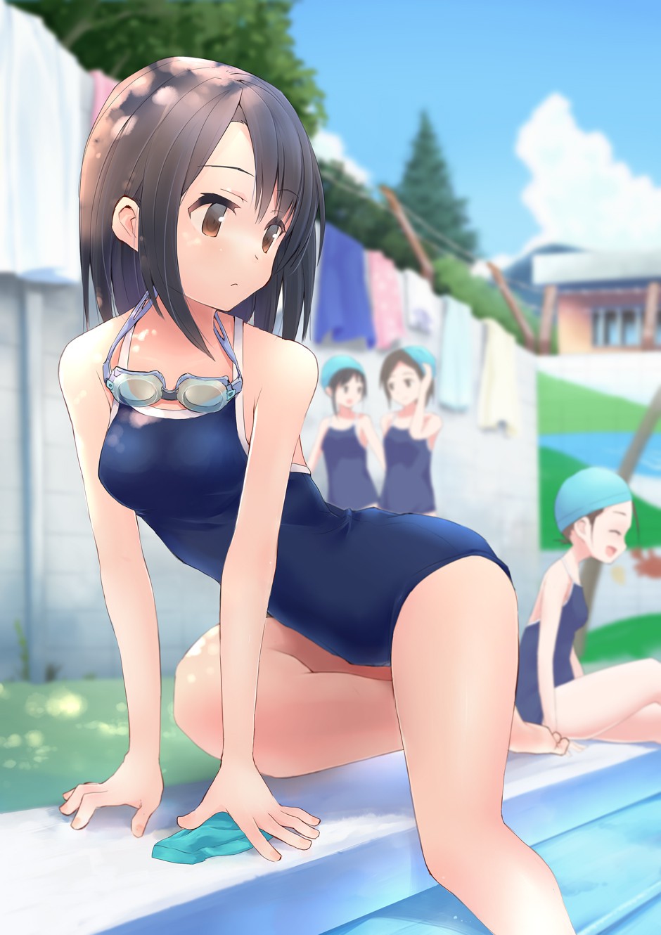school-swimsuit-girl Hentai images&pics gallery 17