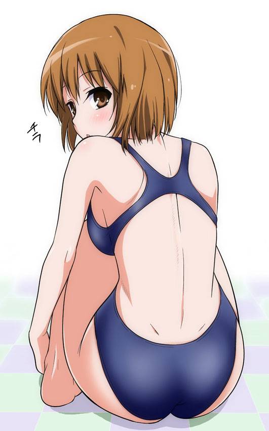 ピタピタの競泳水着でエッチしてるエロ画像ください！ 93