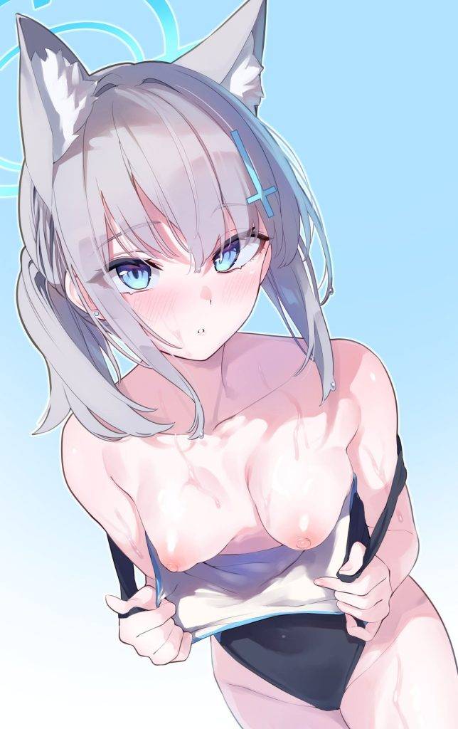 ピタピタの競泳水着でエッチしてるエロ画像ください！ 92