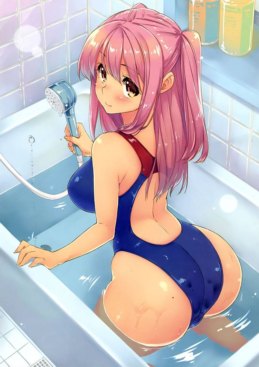 ピタピタの競泳水着でエッチしてるエロ画像ください！ 23