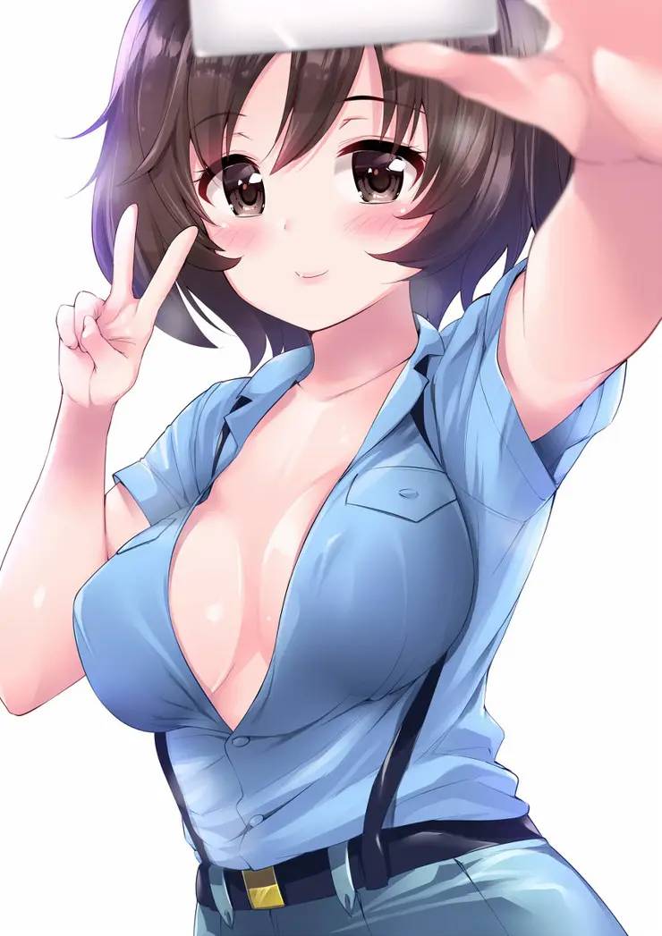 ノーブラで乳首ポッチしてるエロ画像でムラムラしたい 88